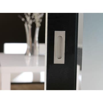 Intersteel Schuifdeurkom rechthoek 120x40mm blind - RVS, Doe-het-zelf en Verbouw, Hang- en Sluitwerk, Verzenden, Nieuw