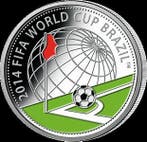 Wit-Rusland. 10 Roubles 2014 FIFA World Cup Brazil, Proof