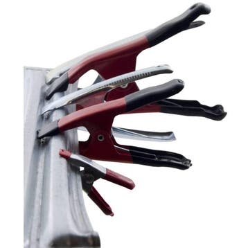 Zeilklem 10cm rood met beschermdoppen, Doe-het-zelf en Verbouw, Verzenden, Nieuw