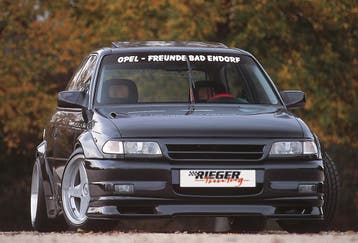 Rieger voorbumper breedbouw I | Astra F: 09.91-12.99 - 3-drs, Verzenden, Nieuw, Opel