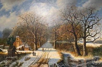V. Tilham (XX) - Winter landschape