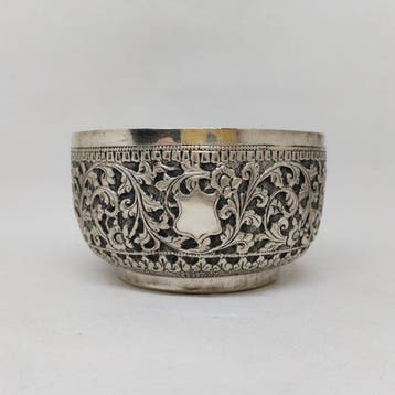 Kutch bowl - Zilver - India - Britse Raj (1858-1947), Antiek en Kunst