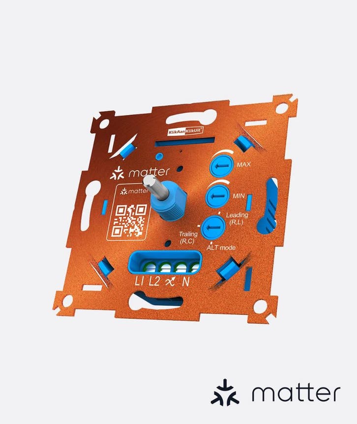 Klikaanklikuit MAWD-250 MATTER-RF inbouwdimmer, Doe-het-zelf en Verbouw, Meetapparatuur, Ophalen of Verzenden