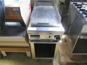 Metos Elektrische Ribbel Bakplaat 380V, Ophalen of Verzenden, Gebruikt
