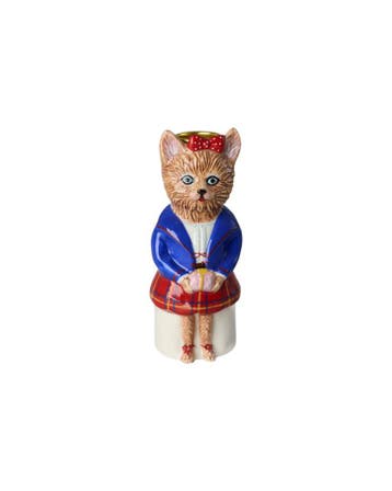 Kandelaar Kat – Rice by Rice x Nathalie Lété, Overige materialen, Bruin, Verzenden, Nieuw
