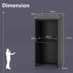 LIVSK Podiumstandaard - Ergonomisch Ontwerp met Legbord en K, Verzenden, Nieuw