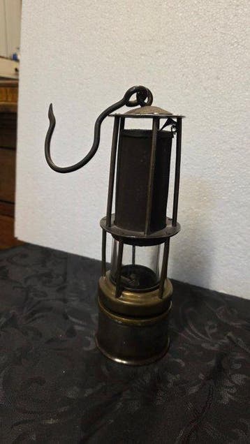 Lamp - Messing, Metaal - Mijnwerkerslamp