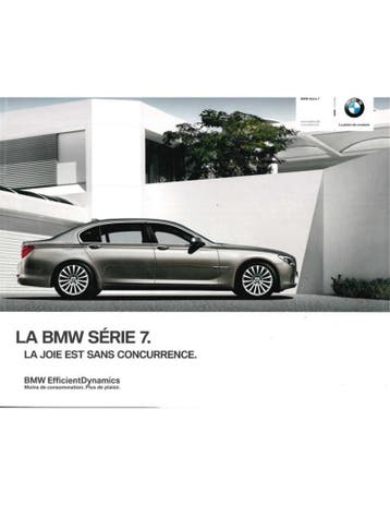 2011 BMW 7 SERIE BROCHURE FRANS, Nieuw, BMW, Author