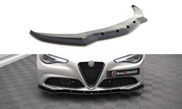 Voorspoiler V.1 Alfa Romeo Giulia Sport Maxton Glans Zwart, Ophalen of Verzenden, Nieuw