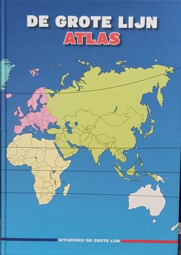 De Grote Lijn Atlas 9789080626027 Hanneke de Jong, Boeken, Schoolboeken, Verzenden, Zo goed als nieuw, Hanneke de Jong