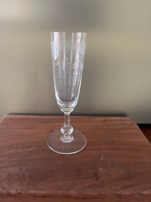 Champagneglas - cleo - Kristal, Antiek en Kunst, Antiek | Meubels | Tafels