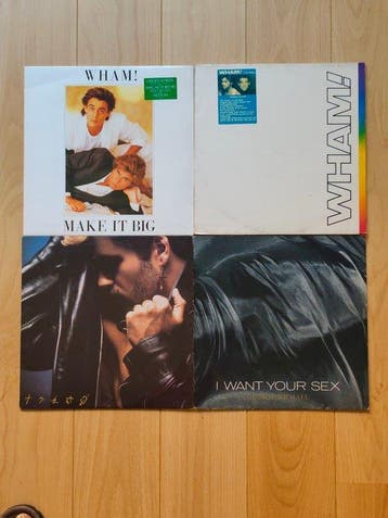 George Michael, Wham! - 4 x albums + 1 x 12 maxi single -, Nieuw in verpakking