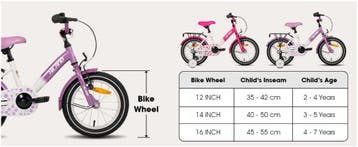 Kinderfiets 12-16 Inch met Zijwieltjes en Bagagedrager, Fietsen en Brommers, Fietsen | Kinderfietsjes, Verzenden, Nieuw