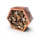 Geroba Honni modulaire houtopslag - Cortenstaal, Verzenden, Nieuw