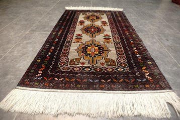 Afghan - Tapijt - 136 cm - 90 cm, Nieuw