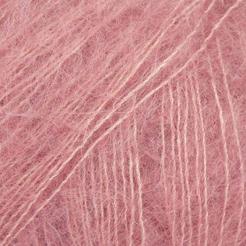 DROPS Kid-Silk Uni Colour - 46 kersensorbet - Mohair Garen, Ophalen of Verzenden, Nieuw