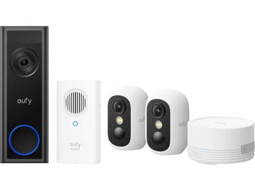 eufy Video Deurbel C30 - Beveiligingsset - 2 Cameras, Verzenden, Zo goed als nieuw