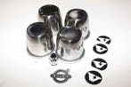 GT velg naafdop set (RVS), Ophalen of Verzenden, Nieuw
