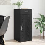vidaXL Opbergkast Zwarte Eik 40 x 42,5 x 93 cm Geconstrueerd, Huis en Inrichting, Kasten | Buffetkasten, Minder dan 50 cm, Verzenden
