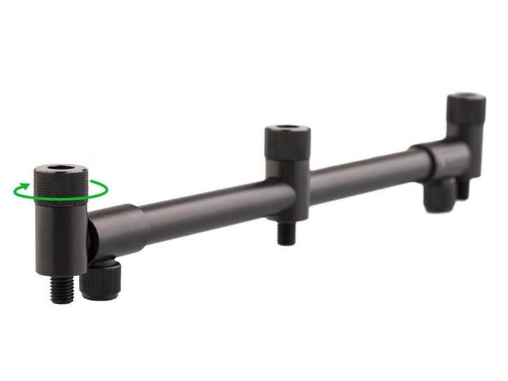 Aluminium Buzzerbar Multi Lock 3 hengels 30 - 45 cm, Watersport en Boten, Hengelsport | Karpervissen, Overige typen, Nieuw, Verzenden