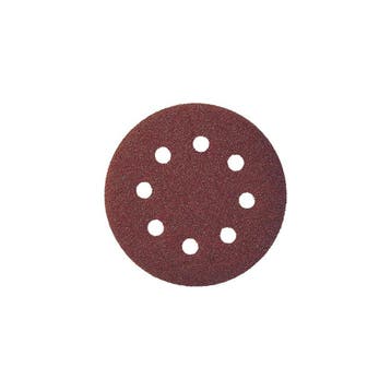 Schuurschijf klittenband hout 125mm K120 8-gats FORMAT, Verzenden, Nieuw