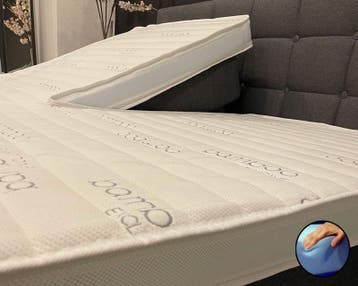 Bamboo exclusive Splittopper HR55 Koudschuim - 140 x 200, Nieuw