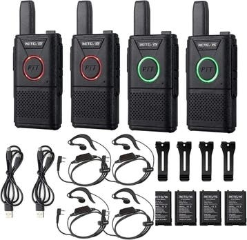 PMR446 Portofoon met Oortje | Laatste Stuk! | Tweedekans, Nieuw, Ophalen of Verzenden, Portofoon of Walkie-talkie, Handsfree-functie
