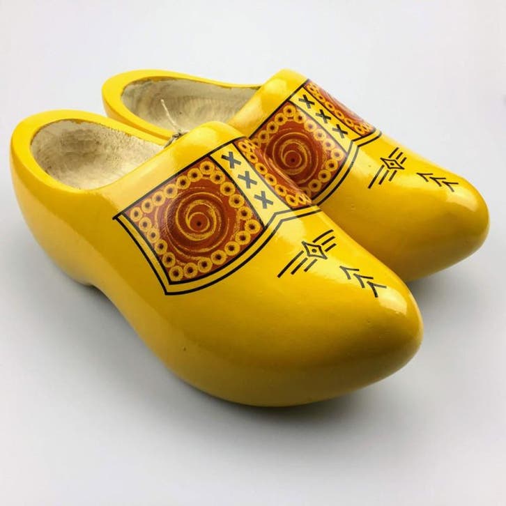 Gele klompen + sleutelhanger - Schoenmaat klompen: 47 [30 cm, Kleding | Heren, Schoenen, Nieuw, Ophalen of Verzenden