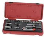 Doppenset - 24 Delig - 3/8 Duims - Doppendoos - Ratelset - S, Doe-het-zelf en Verbouw, Ophalen of Verzenden, Nieuw