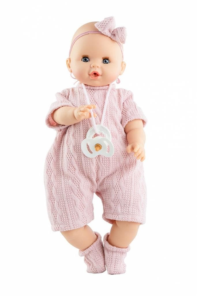 Pop Sonia (roze) zonder mech. (36cm) (Poppen 33- 36 cm), Kinderen en Baby's, Speelgoed | Overig, Nieuw, Ophalen of Verzenden