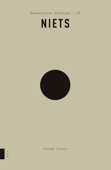 Niets / Elementaire Deeltjes / 33 - Frank Close, Verzenden, Zo goed als nieuw, Frank Close