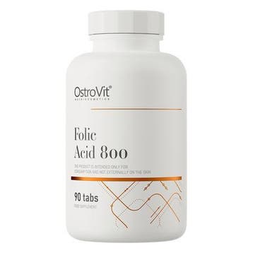 Ostrovit - Folic Acid 800 - 90 Tabletten, Verzenden, Nieuw, Poeder of Drank