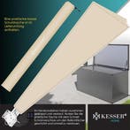 KESSER® opvouwbaar balkonscherm - LED - 140x140cm - Beige, Verzenden, Zo goed als nieuw