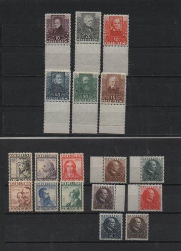 Oostenrijk 1931/1934 - Oostenrijkse Winterhulp 1 tot en met, Gestempeld