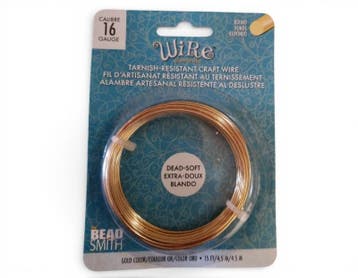 1 rol Beadsmith Tarnish Resistant Soft Copper Wire 16 gau..., Ophalen of Verzenden, Nieuw, Kraal