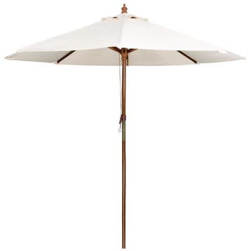Bolero ronde parasol creme 3m, Verzenden, Nieuw in verpakking