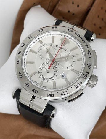 Versace - Aion Chronograph - VE6CA01 23 - Heren - 2020-2025, Nieuw