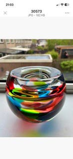 Glasfabriek Leerdam - Siem van der Marel - Vaas - Serica, Antiek en Kunst, Antiek | Glas en Kristal