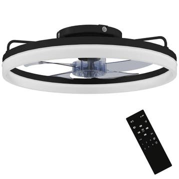 Plafondventilator Met Licht En Afstandsbediening, 50 Cm LED-, Verzenden, Nieuw