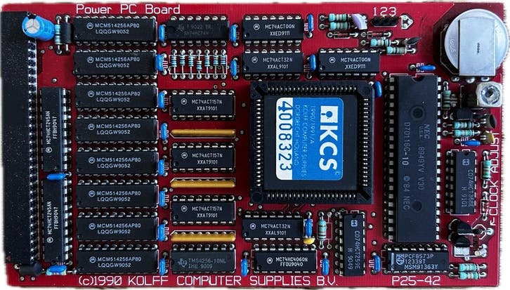 KCS Power PC Board P25-42, Computers en Software, Vintage Computers, Verzenden