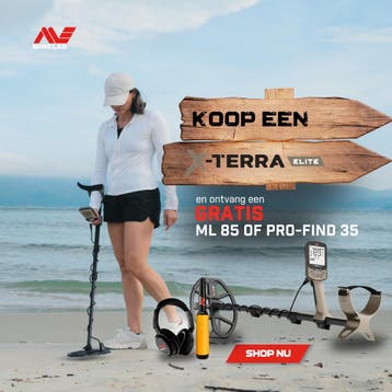 Minelab X-TERRA ELITE Multi-IQ Metaaldetector, Hobby en Vrije tijd, Metaaldetectors, Meer dan 30 cm, Nieuw, Ophalen of Verzenden
