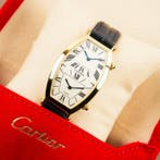Cartier - Tonneau Curvex Dual Time 18k Gold - W1502853 -, Nieuw