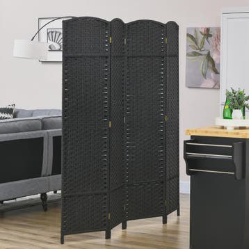 Stijlvol 4-delig Vouwbaar Kamerscherm - 160x170 cm - Creëer, Verzenden, Nieuw