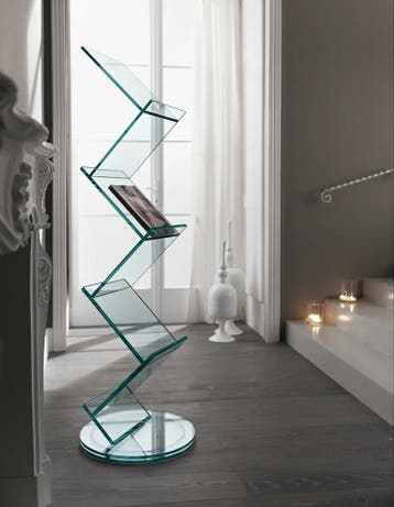 Albero by Tonelli design folderrek, Glas, 167 cm x 50 cm ø, Ophalen, Nieuw