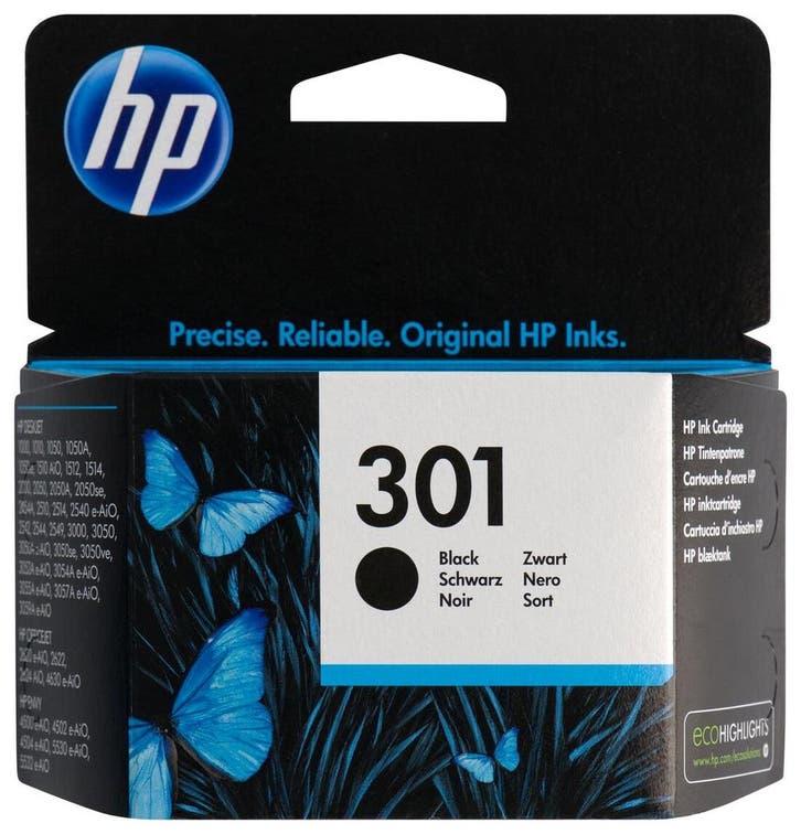 HP Cartridge HP 301 zwart, Diversen, Agenda's, Nieuw, Verzenden