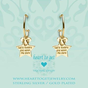 Heart to Get 925 Sterling Zilveren Goudkleurige Bohemian, Verzenden, Nieuw