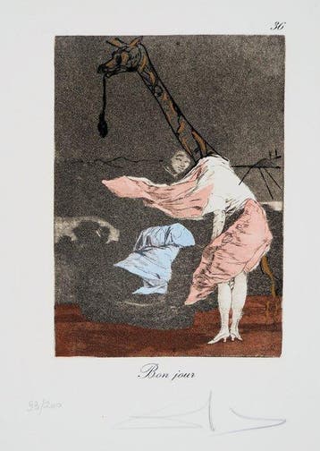 Salvador Dali (1904-1989) - Caprices de Goya: Bon jour