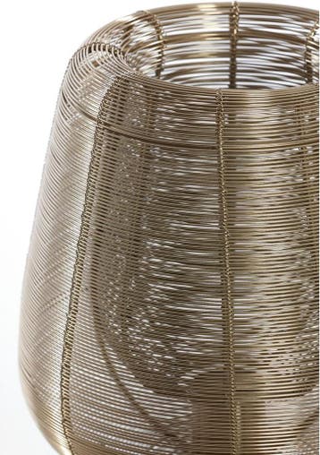 2dekans | Light & Living Tafellamp Aboso - Goud - Ø24cm -, Ophalen of Verzenden, Nieuw