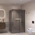 Douchecabine Sanivo Nova Soft Close Gunmetal Rookglas (Alle, Ophalen of Verzenden, Nieuw, Douche