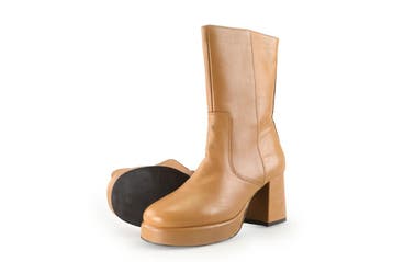 Ann Rocks Enkellaarzen in maat 37 Cognac, Kleding | Dames, Schoenen, Ann Rocks, Overige kleuren, Verzenden, Lage of Enkellaarzen